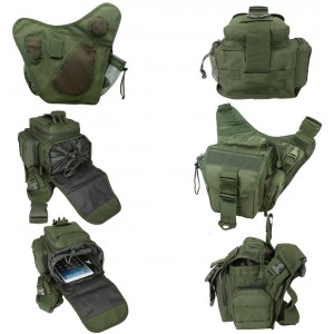 СУМКА НАПЛЕЧНАЯ Tactical Utility Side Shoulder Carrier Od, BK, CB, MC [ACM]